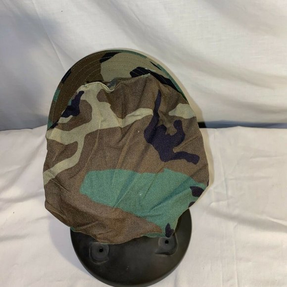 BDU WOODLAND 8 POINT UTILITY CAP VARIOUS SIZES - Picture 5 of 12